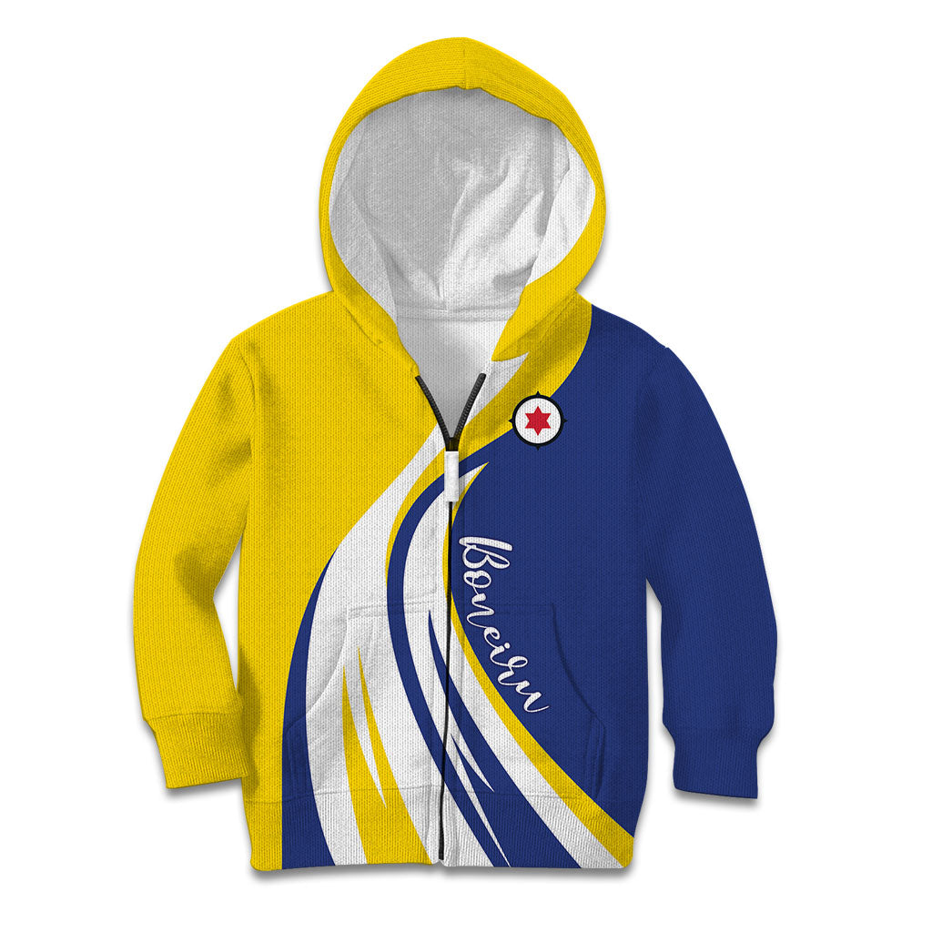 Personalized Boneiru Flag Stylized Kid Hoodie