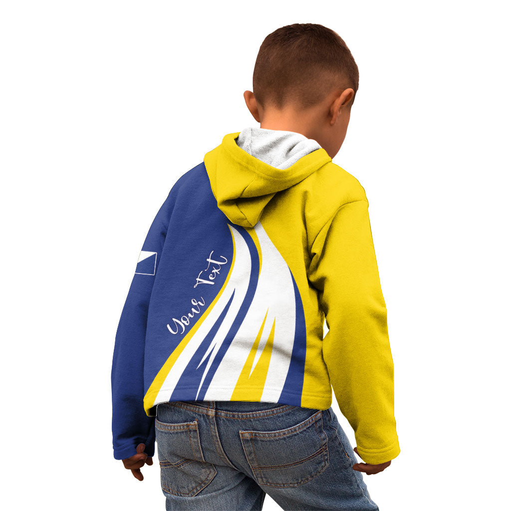 Personalized Boneiru Flag Stylized Kid Hoodie