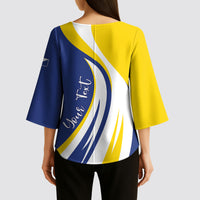 Personalized Boneiru Flag Stylized Kimono Sleeve Blouse