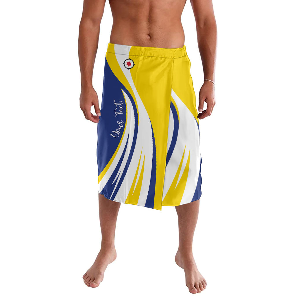 Personalized Boneiru Flag Stylized Lavalava