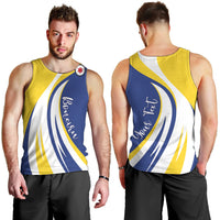 Personalized Boneiru Flag Stylized Men Tank Top