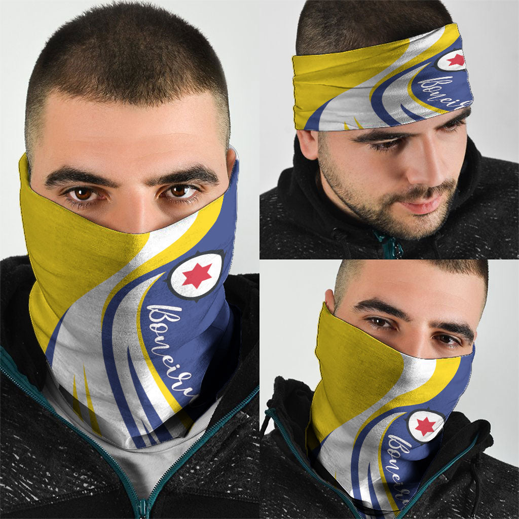 Boneiru Flag Stylized Neck Gaiter