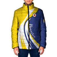 Personalized Boneiru Flag Stylized Padded Jacket