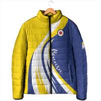 Personalized Boneiru Flag Stylized Padded Jacket