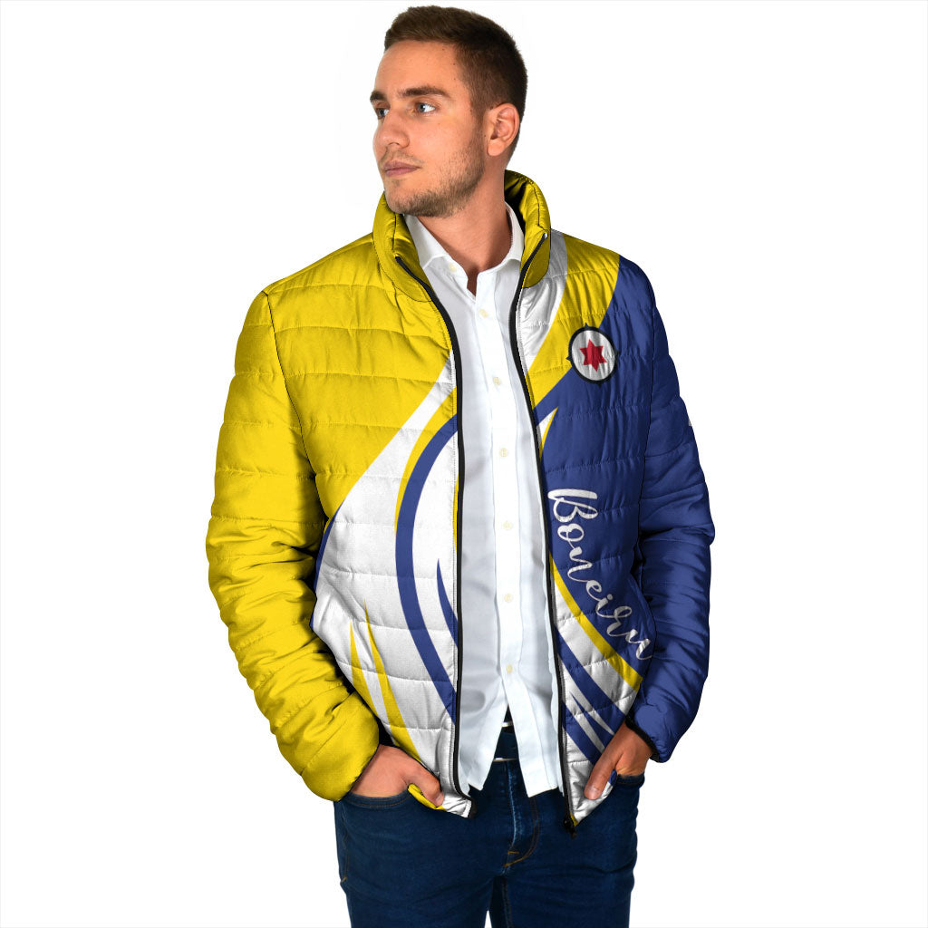 Personalized Boneiru Flag Stylized Padded Jacket