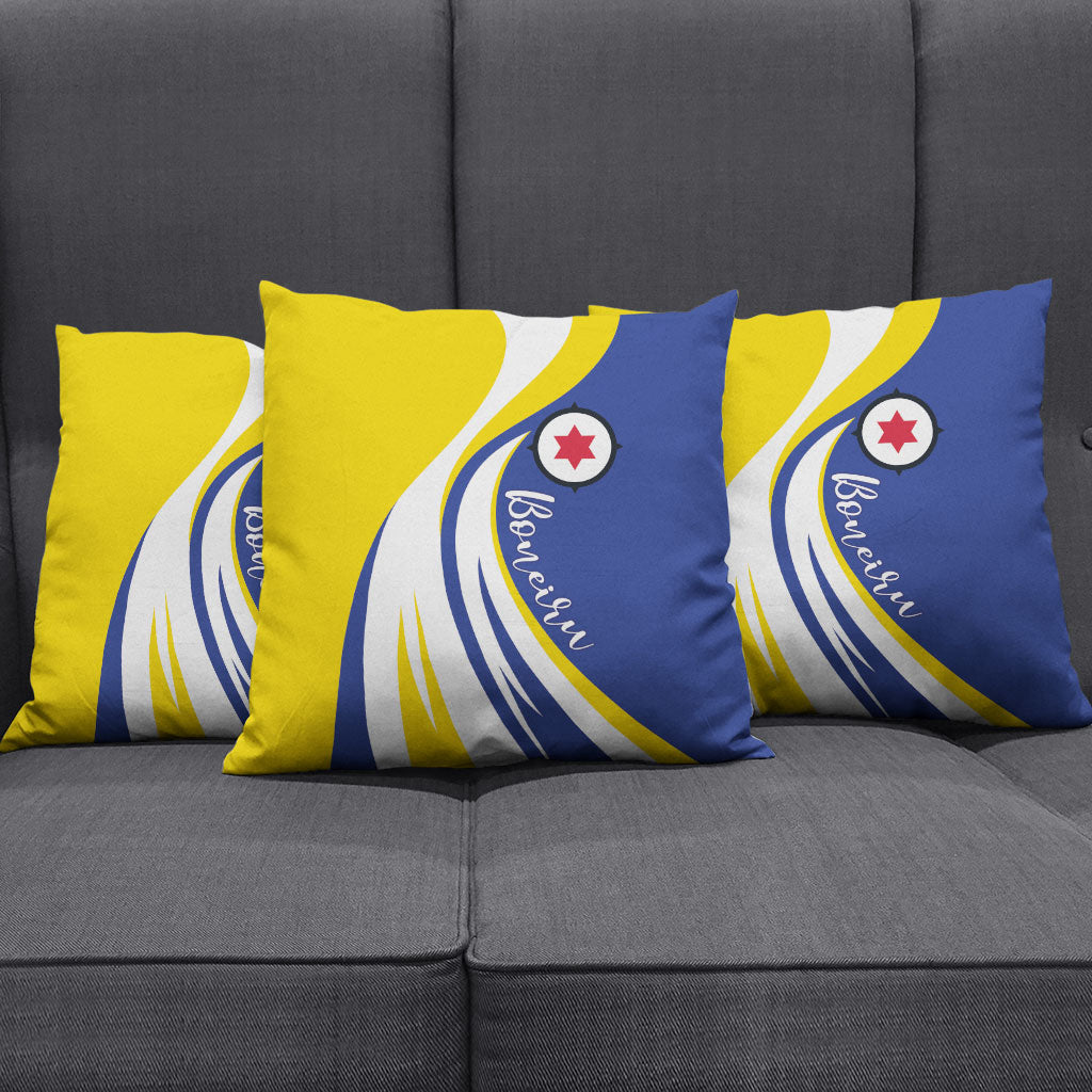 Boneiru Flag Stylized Pillow Cover