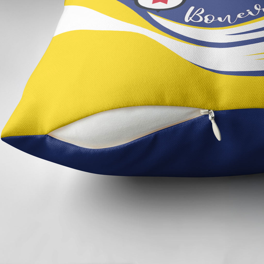 Boneiru Flag Stylized Pillow Cover