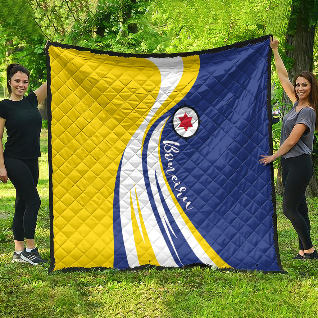 Boneiru Flag Stylized Quilt