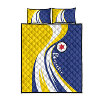 Boneiru Flag Stylized Quilt Bed Set