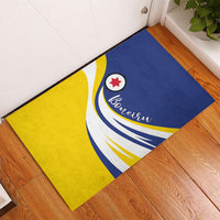 Boneiru Flag Stylized Rubber Doormat