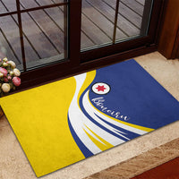 Boneiru Flag Stylized Rubber Doormat