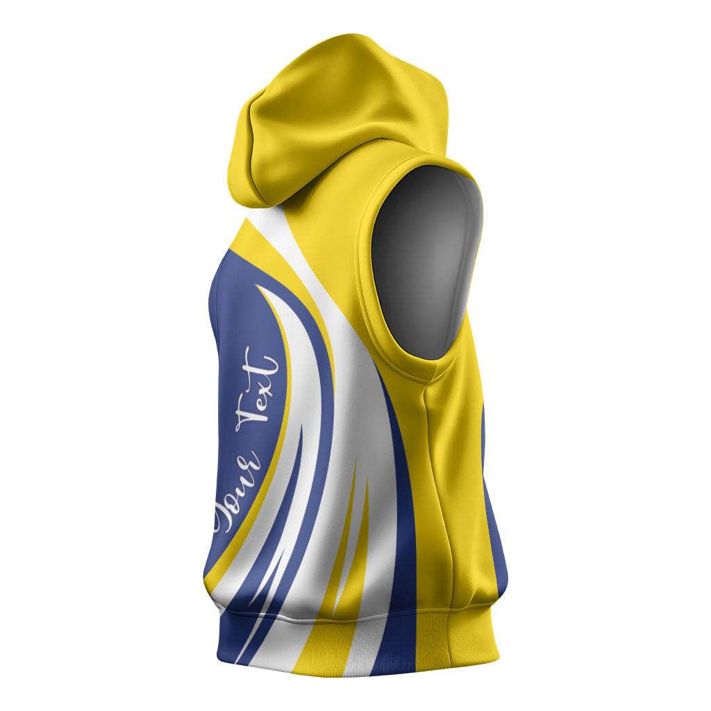 Personalized Boneiru Flag Stylized Sleeveless Hoodie