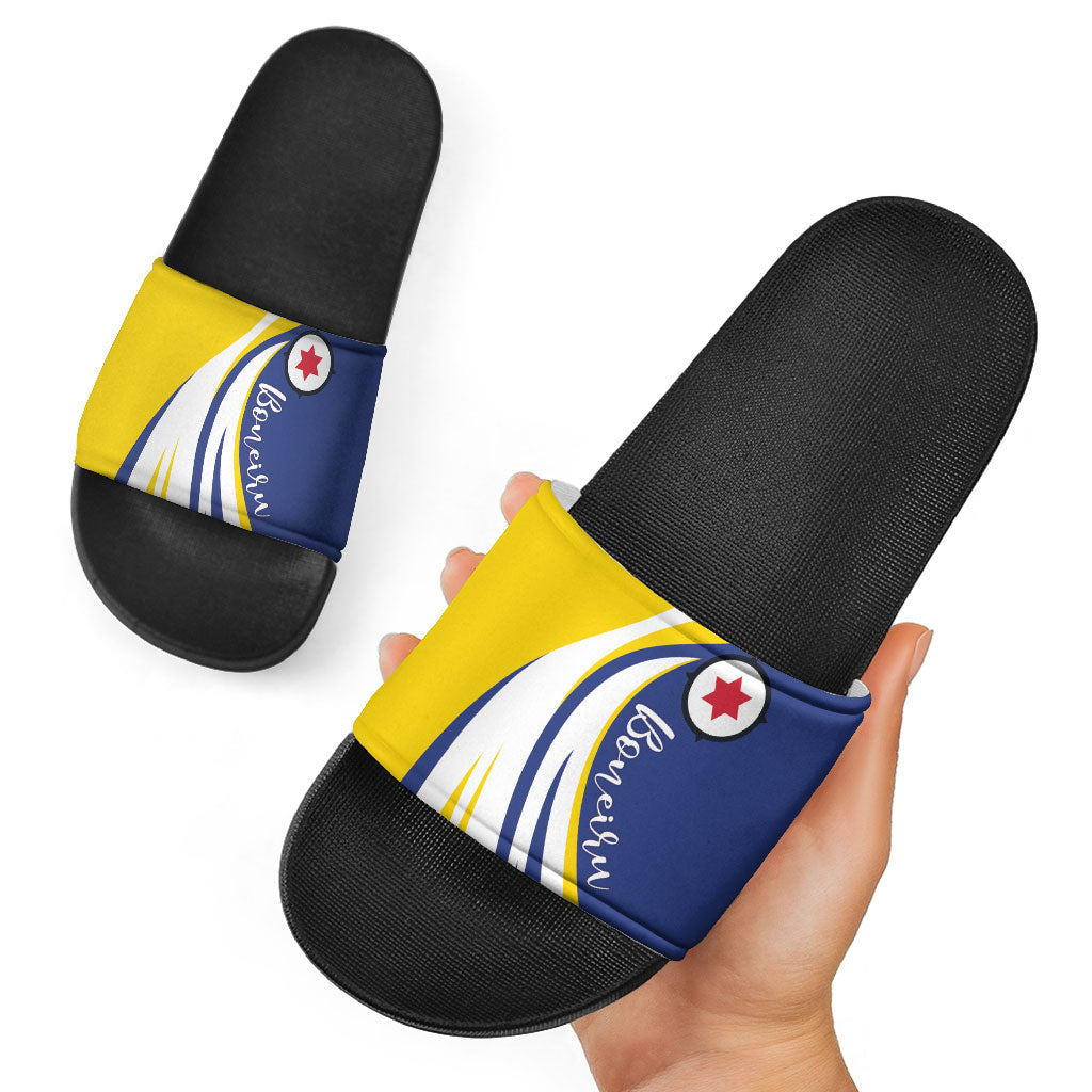 Boneiru Flag Stylized Slide Sandals