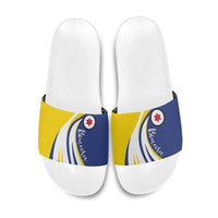Boneiru Flag Stylized Slide Sandals