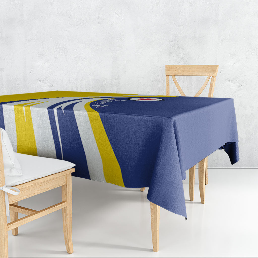 Boneiru Flag Stylized Tablecloth