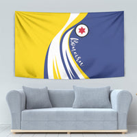 Boneiru Flag Stylized Tapestry