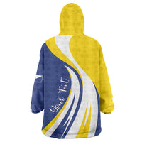 Personalized Boneiru Flag Stylized Wearable Blanket Hoodie