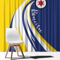 Boneiru Flag Stylized Window Curtain