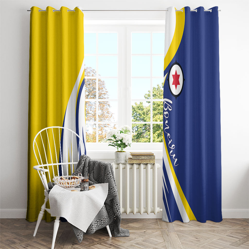 Boneiru Flag Stylized Window Curtain