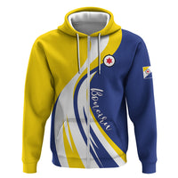 Personalized Boneiru Flag Stylized Zip Hoodie