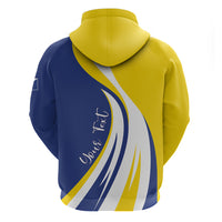 Personalized Boneiru Flag Stylized Zip Hoodie