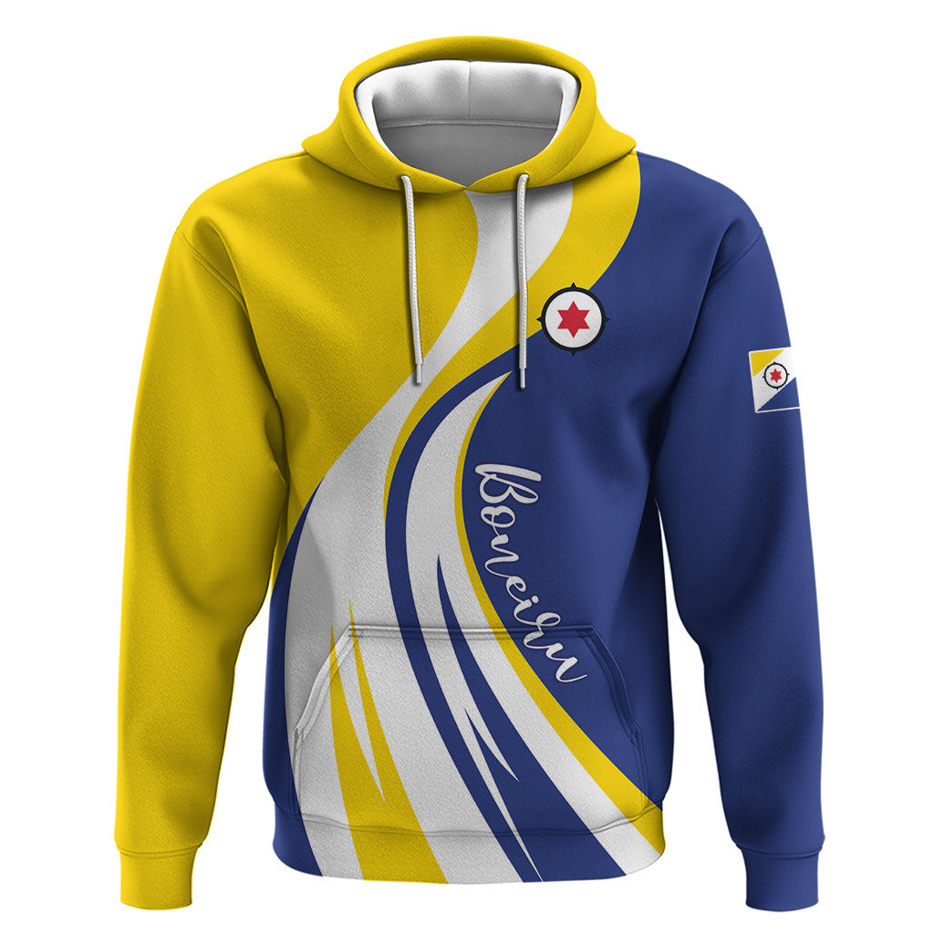 Personalized Boneiru Flag Stylized Zip Hoodie