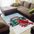 Cardinal Christmas Area Rug Snowflake Xmas Tree - Wonder Print Shop