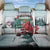 Cardinal Christmas Back Car Seat Cover Snowflake Xmas Tree - Wonder Print Shop