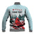 Personalised Cardinal Christmas Baseball Jacket Snowflake Xmas Tree - Wonder Print Shop
