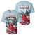 Personalised Cardinal Christmas Baseball Jersey Snowflake Xmas Tree - Wonder Print Shop
