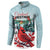Personalised Cardinal Christmas Button Sweatshirt Snowflake Xmas Tree - Wonder Print Shop
