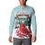 Personalised Cardinal Christmas Button Sweatshirt Snowflake Xmas Tree - Wonder Print Shop