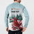 Personalised Cardinal Christmas Button Sweatshirt Snowflake Xmas Tree - Wonder Print Shop
