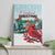 Cardinal Christmas Canvas Wall Art Snowflake Xmas Tree - Wonder Print Shop