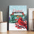 Cardinal Christmas Canvas Wall Art Snowflake Xmas Tree - Wonder Print Shop