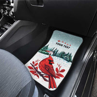 Cardinal Christmas Car Mats Snowflake Xmas Tree - Wonder Print Shop
