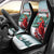 Cardinal Christmas Car Seat Cover Snowflake Xmas Tree - Wonder Print Shop