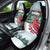 Cardinal Christmas Car Seat Cover Snowflake Xmas Tree - Wonder Print Shop