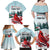 Personalised Cardinal Christmas Family Matching Off Shoulder Maxi Dress and Hawaiian Shirt Snowflake Xmas Tree - Wonder Print Shop