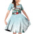 Personalised Cardinal Christmas Family Matching Off Shoulder Short Dress and Hawaiian Shirt Snowflake Xmas Tree - Wonder Print Shop