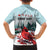 Personalised Cardinal Christmas Family Matching Short Sleeve Bodycon Dress and Hawaiian Shirt Snowflake Xmas Tree - Wonder Print Shop