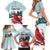 Personalised Cardinal Christmas Family Matching Short Sleeve Bodycon Dress and Hawaiian Shirt Snowflake Xmas Tree - Wonder Print Shop