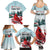Personalised Cardinal Christmas Family Matching Summer Maxi Dress and Hawaiian Shirt Snowflake Xmas Tree - Wonder Print Shop