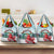 Cardinal Christmas Grocery Bag Snowflake Xmas Tree