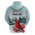 Personalised Cardinal Christmas Hoodie Snowflake Xmas Tree - Wonder Print Shop