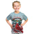 Personalised Cardinal Christmas Kid T Shirt Snowflake Xmas Tree - Wonder Print Shop