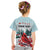 Personalised Cardinal Christmas Kid T Shirt Snowflake Xmas Tree - Wonder Print Shop