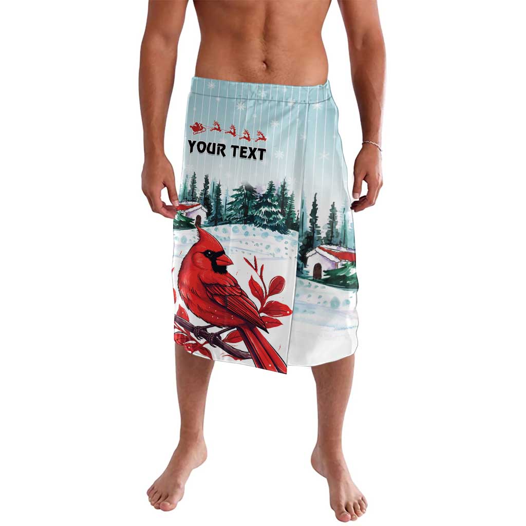 Personalised Cardinal Christmas Lavalava Snowflake Xmas Tree - Wonder Print Shop
