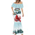 Personalised Cardinal Christmas Mermaid Dress Snowflake Xmas Tree - Wonder Print Shop