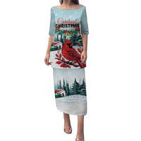Personalised Cardinal Christmas Puletasi Snowflake Xmas Tree - Wonder Print Shop